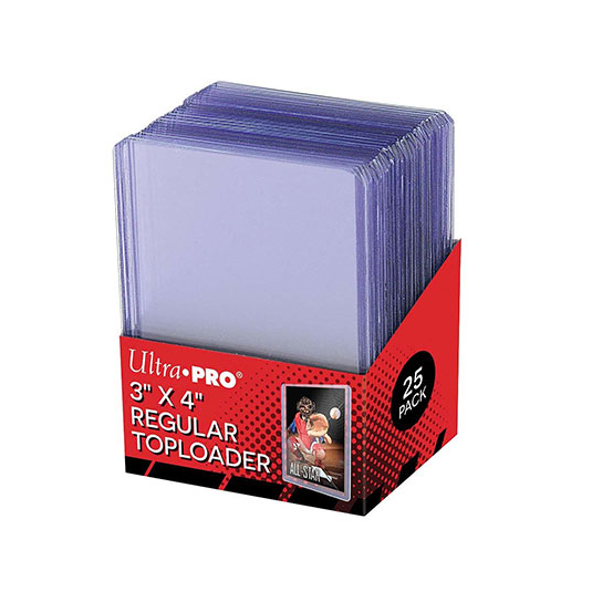 Ultra Pro 3x4 Toploaders – 25 Pack