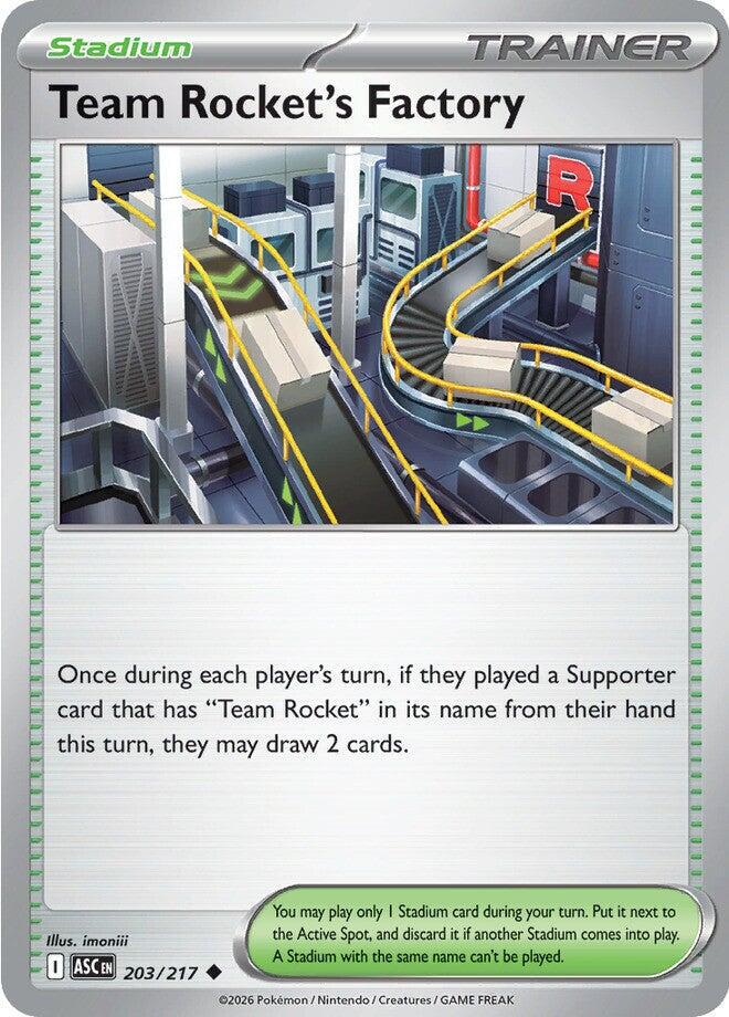 Ascended Heroes #203 - Team Rocket's Factory