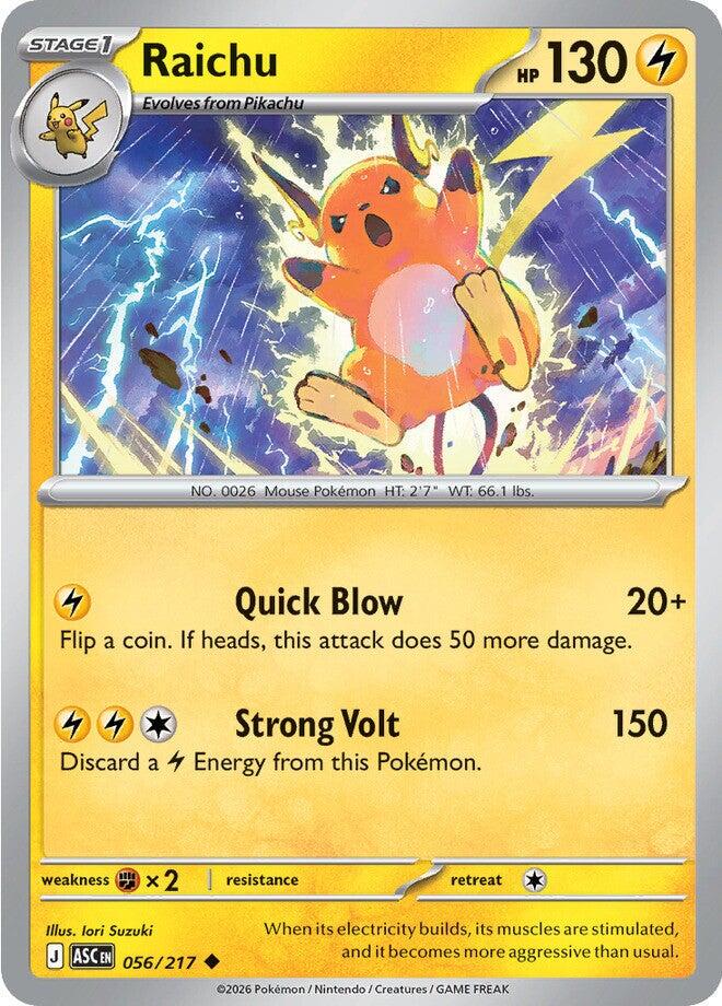 Ascended Heroes #56 - Raichu