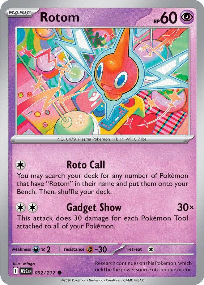 Ascended Heroes #92 - Rotom