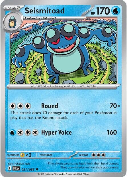 Black Bolt #21 - Seismitoad (Reverse Holo)