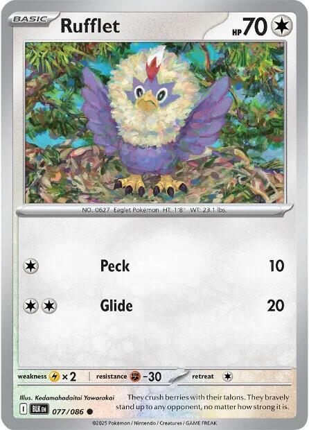Black Bolt #77 - Rufflet