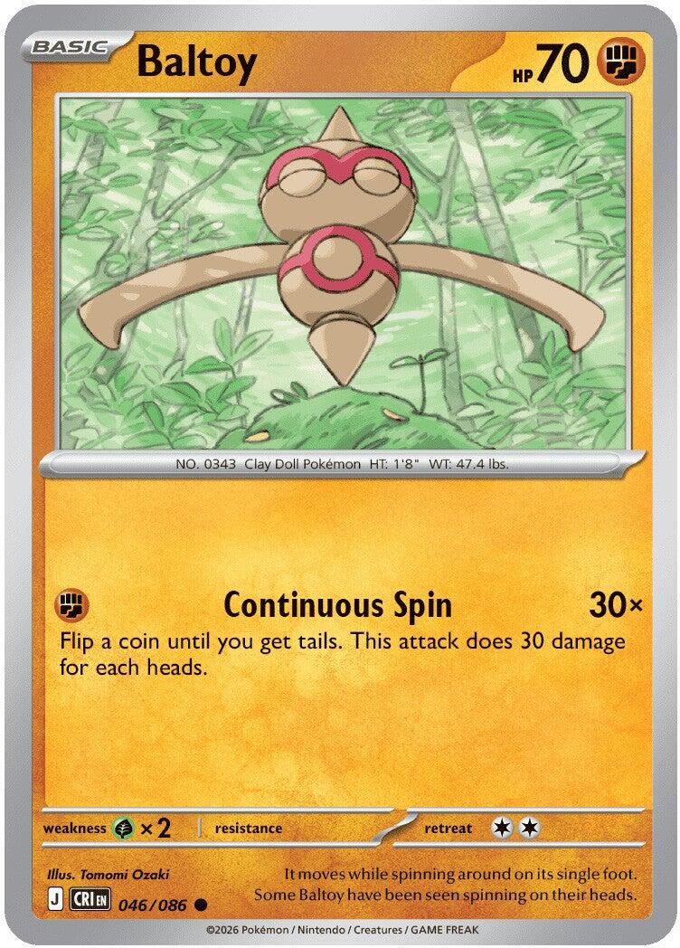 Chaos Rising #46 - Baltoy (Reverse Holo)