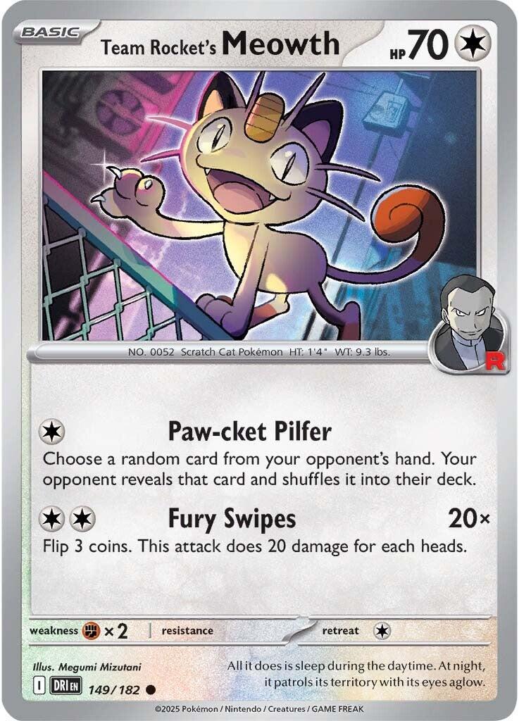 Destined Rivals #149 - Team Rocket's Meowth