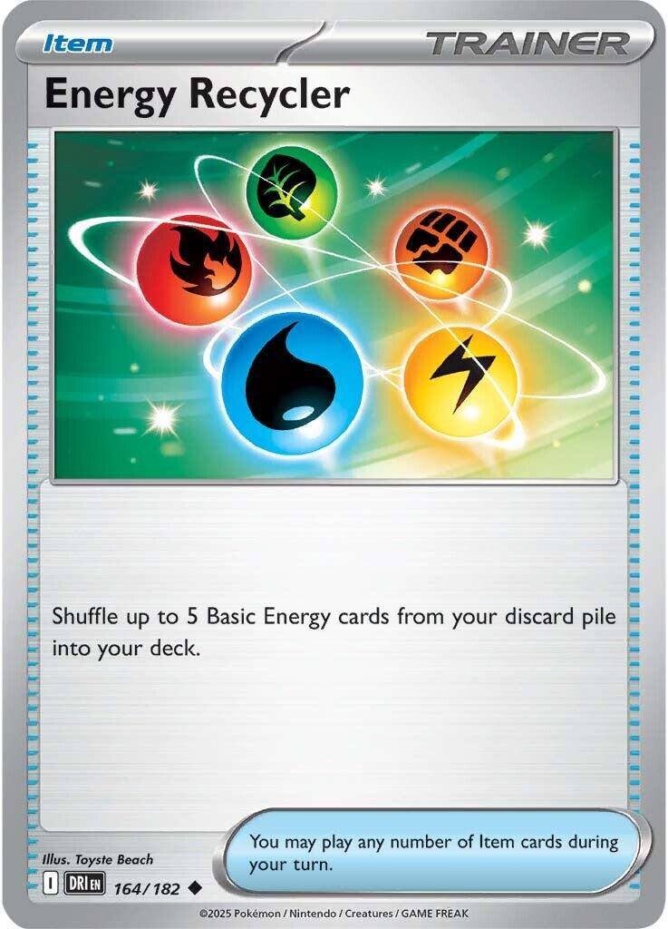 Destined Rivals #164 - Energy Recycler (Reverse Holo)