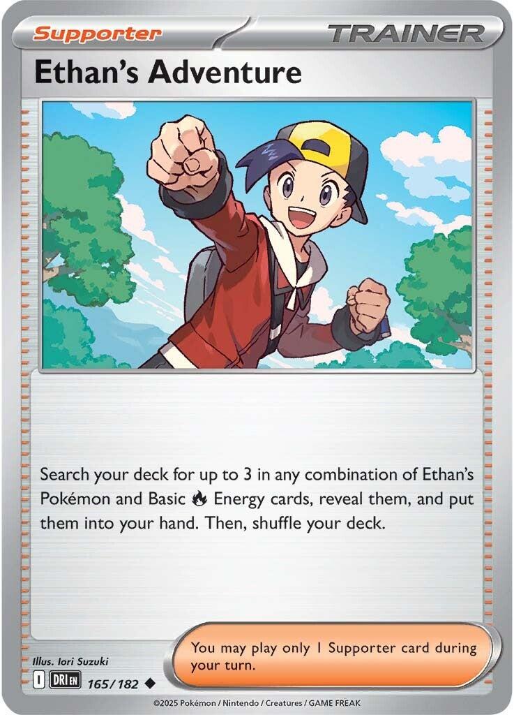 Destined Rivals #165 - Ethan's Adventure (Reverse Holo)