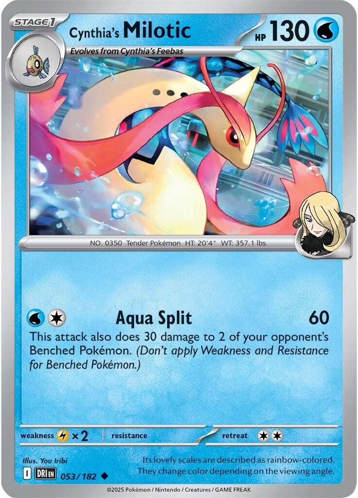 Destined Rivals #53 - Cynthia's Milotic (Reverse Holo)