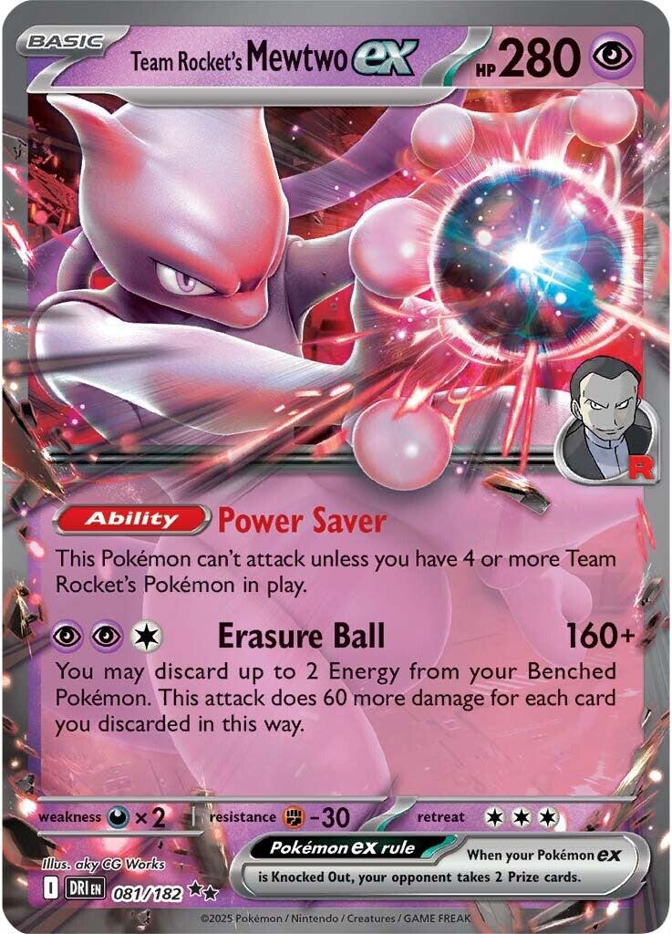 Destined Rivals #81 - Team Rocket's Mewtwo EX