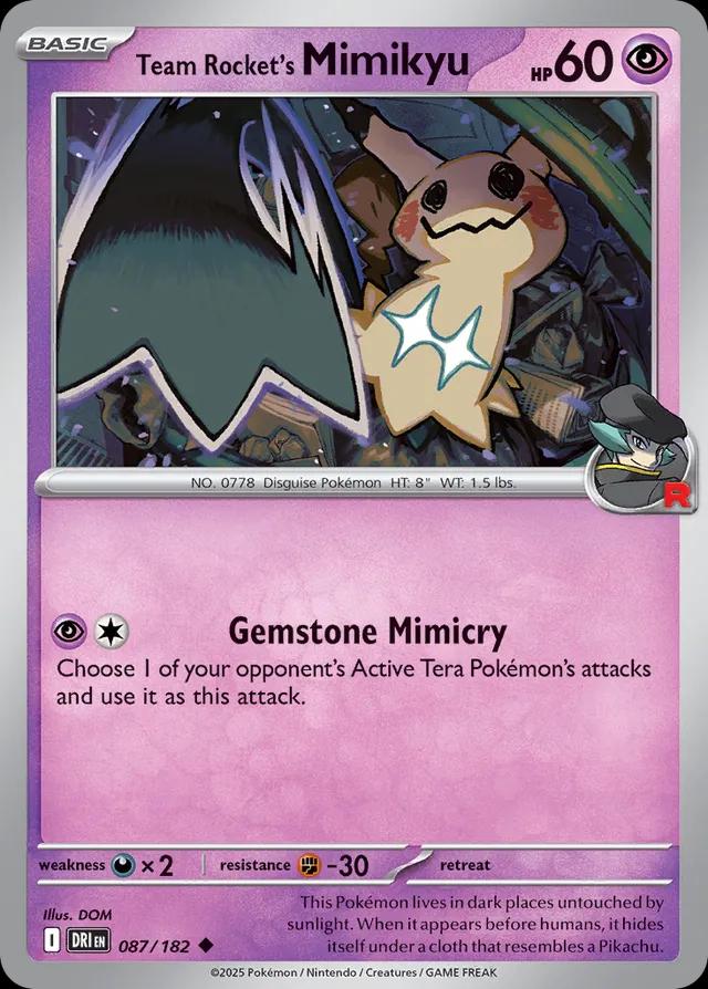Destined Rivals #87 - Team Rocket's Mimikyu