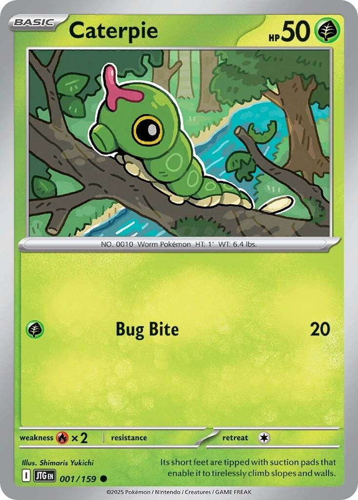 Journey Together #1 - Caterpie (Reverse Holo)