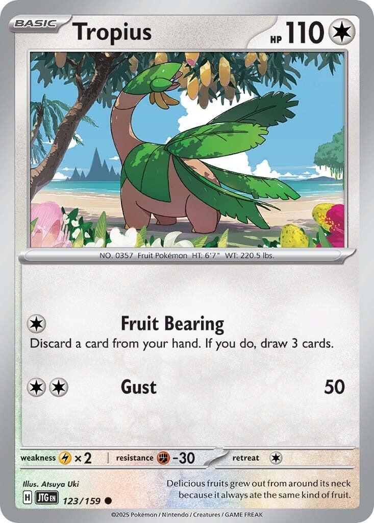 Journey Together #123 - Tropius (Reverse Holo)