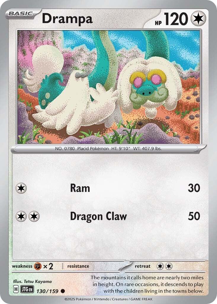 Journey Together #130 - Drampa (Reverse Holo)