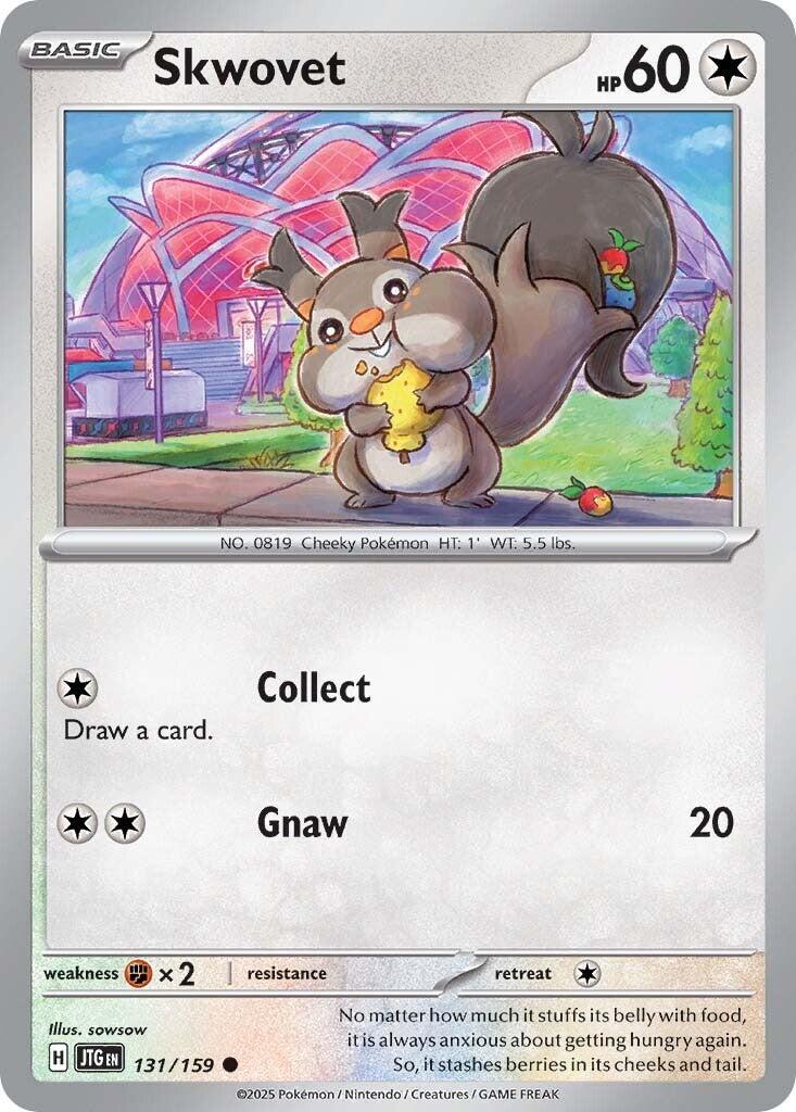 Journey Together #131 - Skwovet (Reverse Holo)