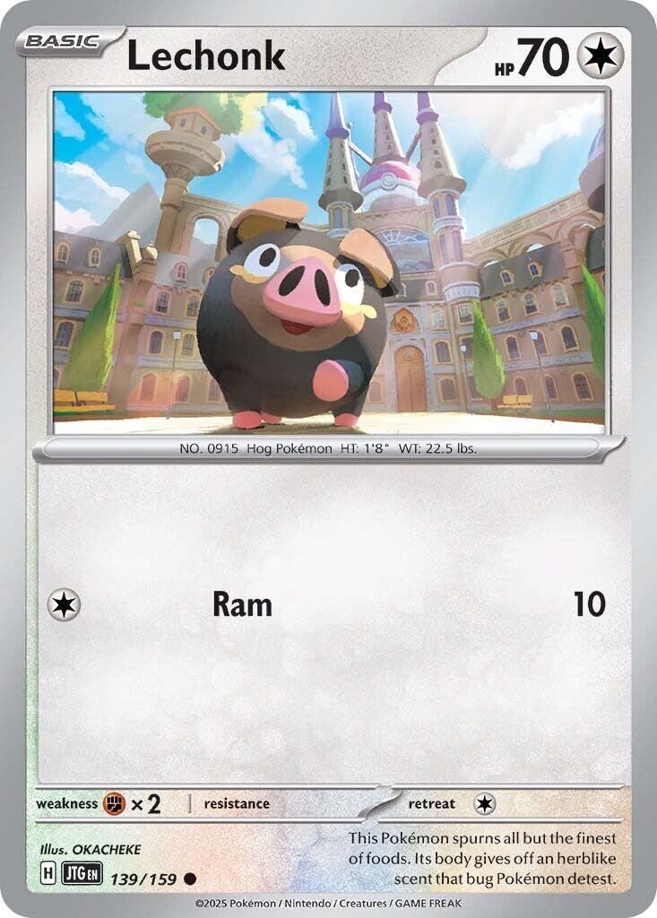 Journey Together #139 - Lechonk (Reverse Holo)