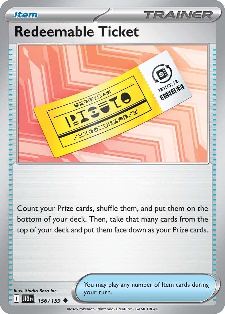 Journey Together #156 - Redeemable Ticket (Reverse Holo)
