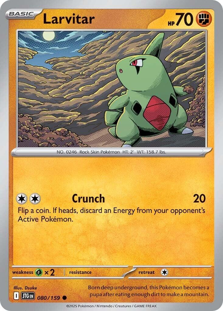 Journey Together #80 - Larvitar (Reverse Holo)