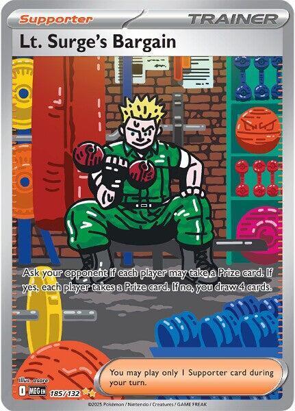 Mega Evolution #185 - Lt. Surge's Bargain