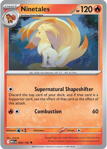Mega Evolution #20 - Ninetales (Reverse Holo)