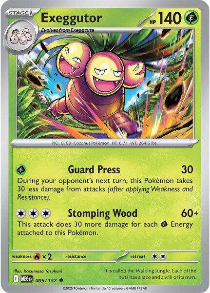 Mega Evolution #5 - Exeggutor (Reverse Holo)