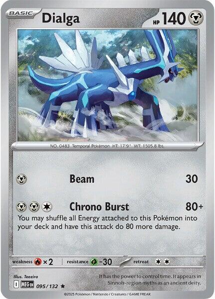 Mega Evolution #95 - Dialga (Reverse Holo)