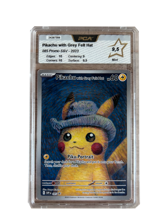 PCA Graded 9.5 Van Gogh Pikachu With Grey Felt Hat #85 (Read Product Description)