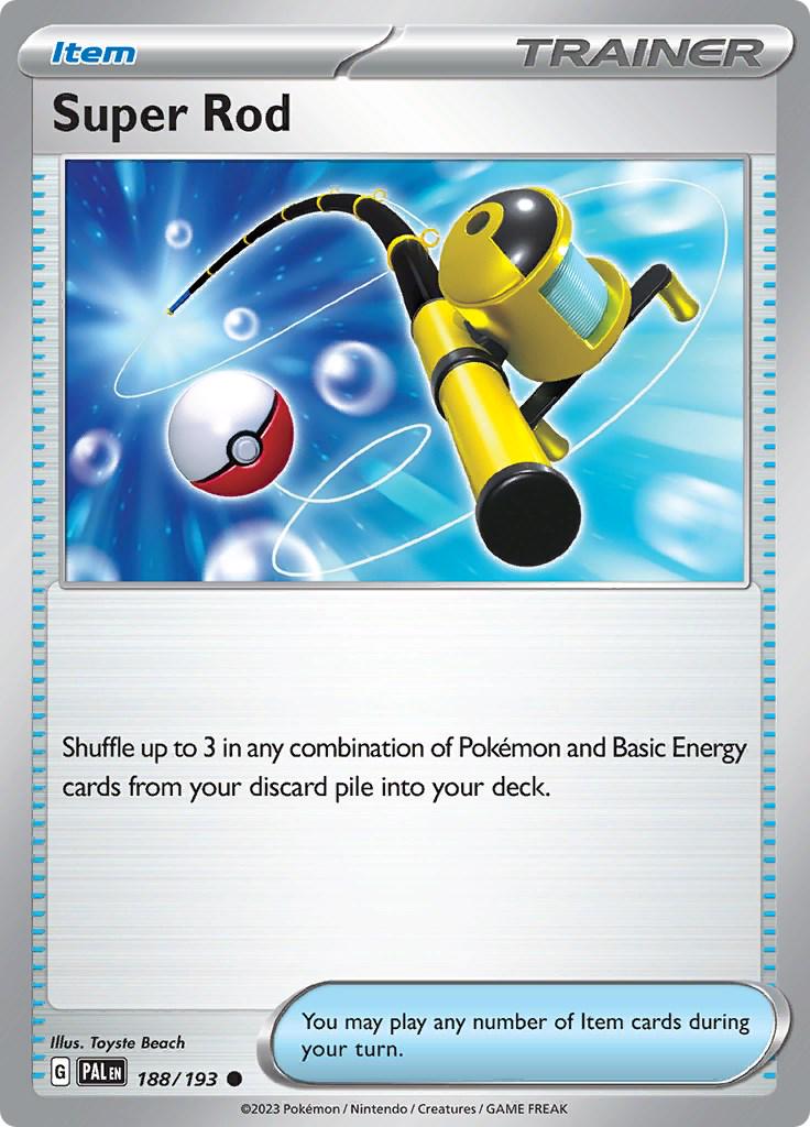 Paldea Evolved #188 - Super Rod