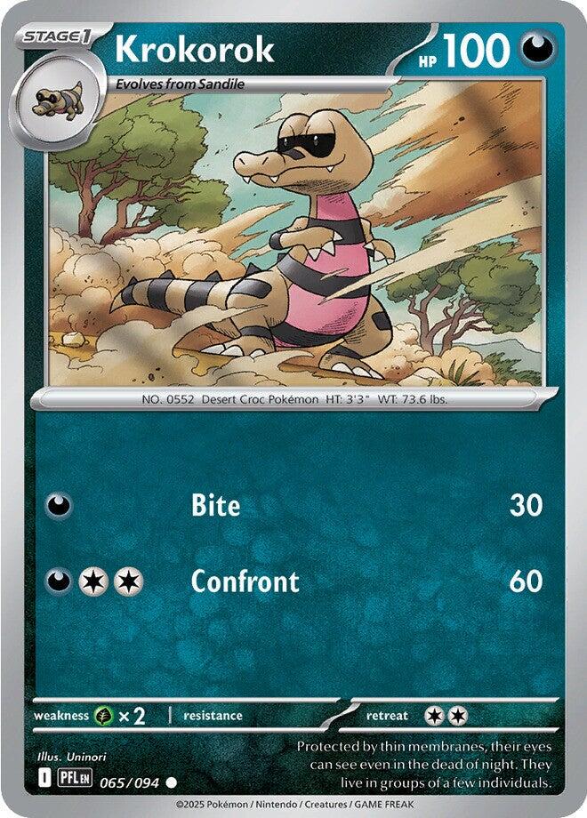 Phantasmal Flames #65 - Krokorok (Reverse Holo)