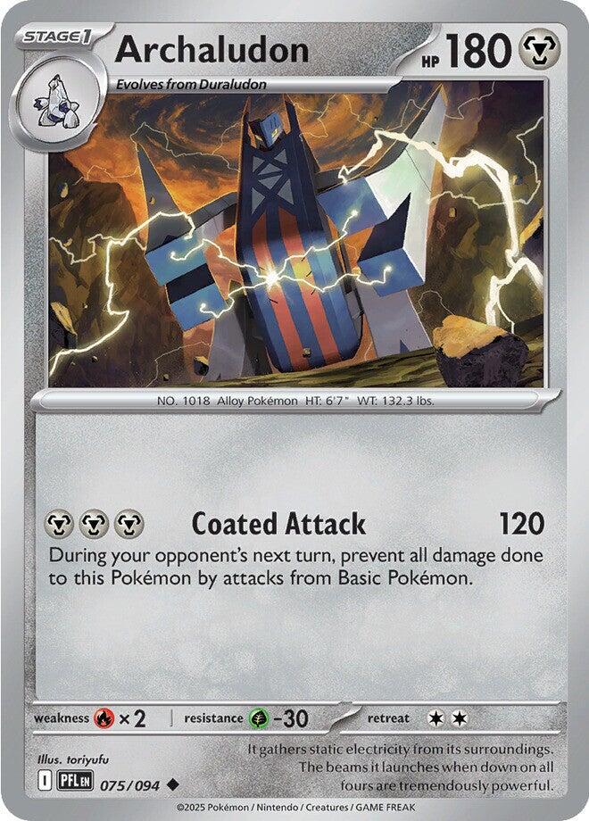 Phantasmal Flames #75 - Archaludon (Reverse Holo)