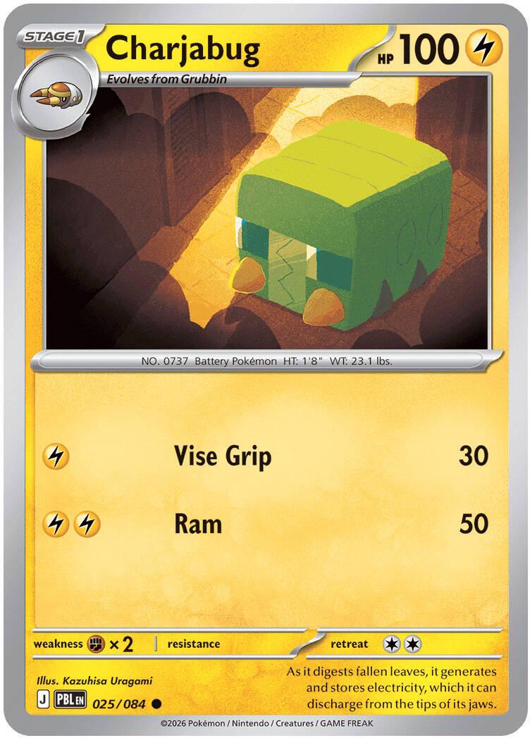 Pitch Black #25 - Charjabug (Reverse Holo)