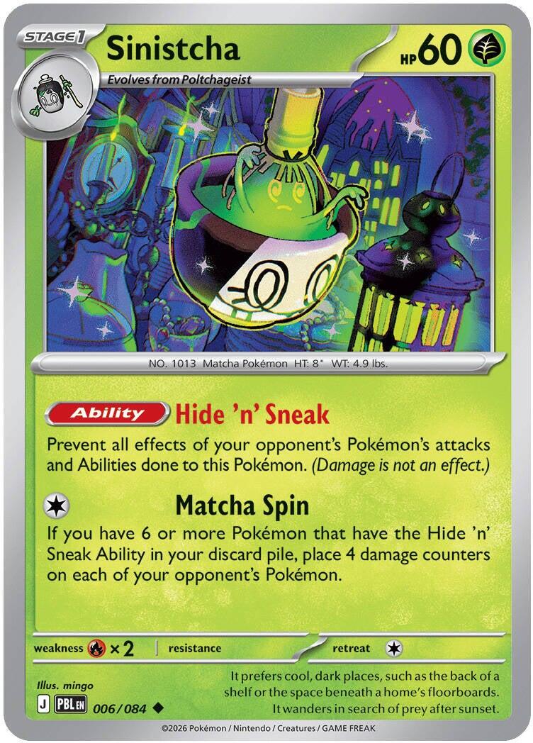 Pitch Black #6 - Sinistcha (Reverse Holo)