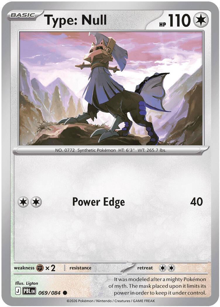 Pitch Black #69 - Type: Null (Reverse Holo)