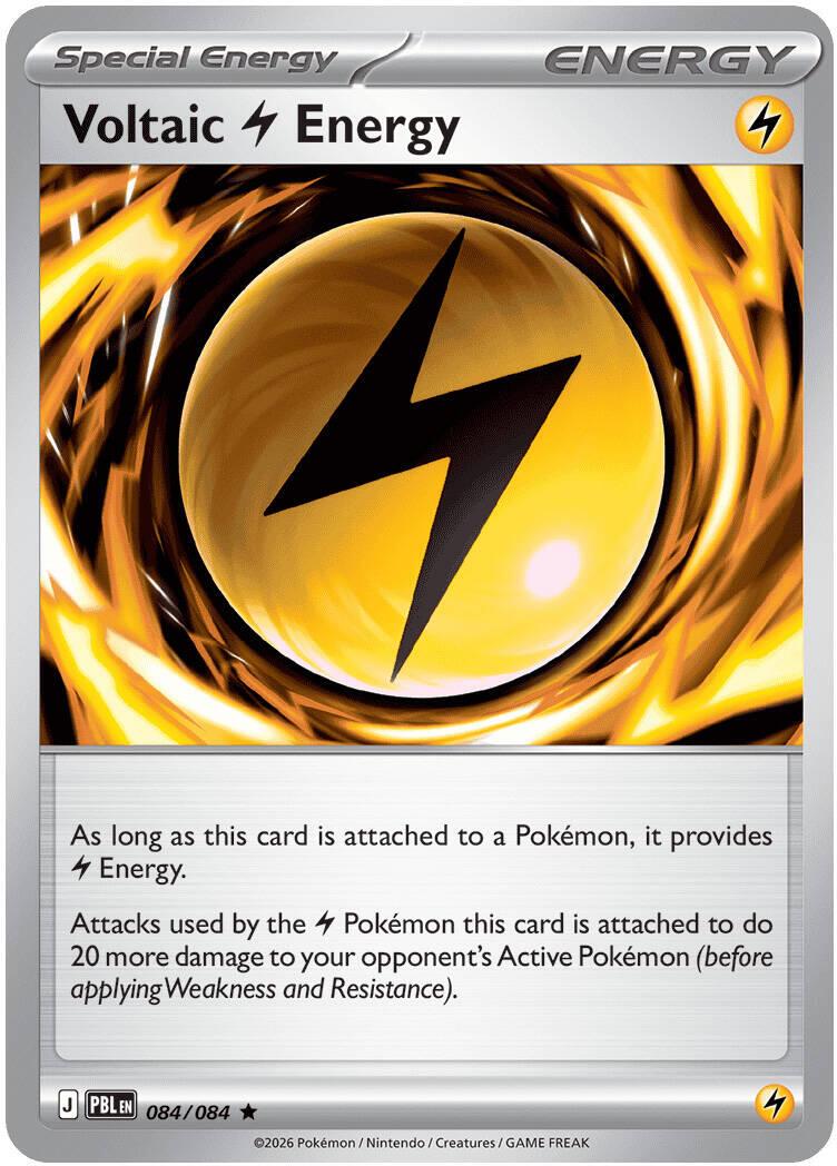 Pitch Black #84 - Voltaic Lightning Energy (Reverse Holo)