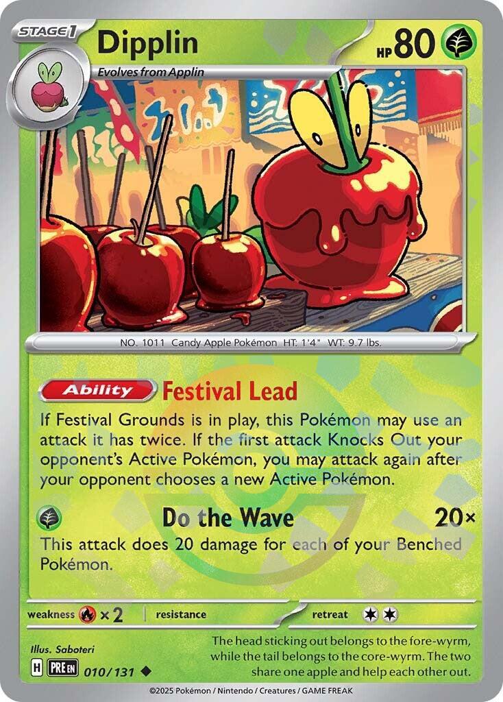 Prismatic Evolutions #10 - Dipplin (Poké Ball Reverse)