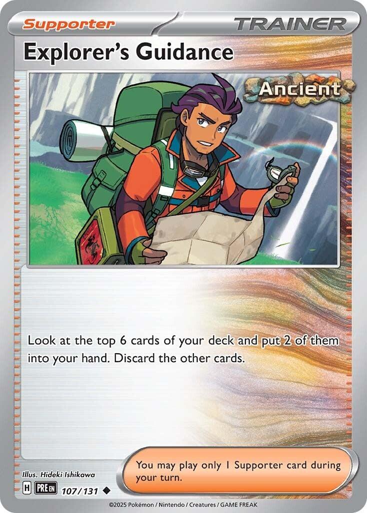 Prismatic Evolutions #107 - Explorer's Guidance