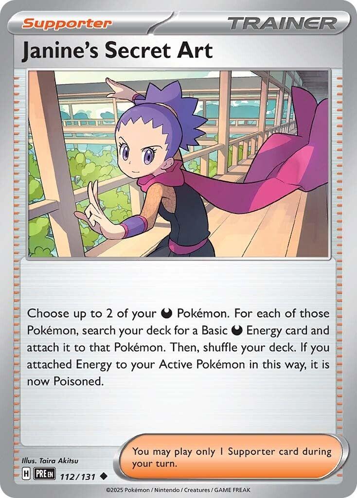 Prismatic Evolutions #112 - Janine's Secret Art