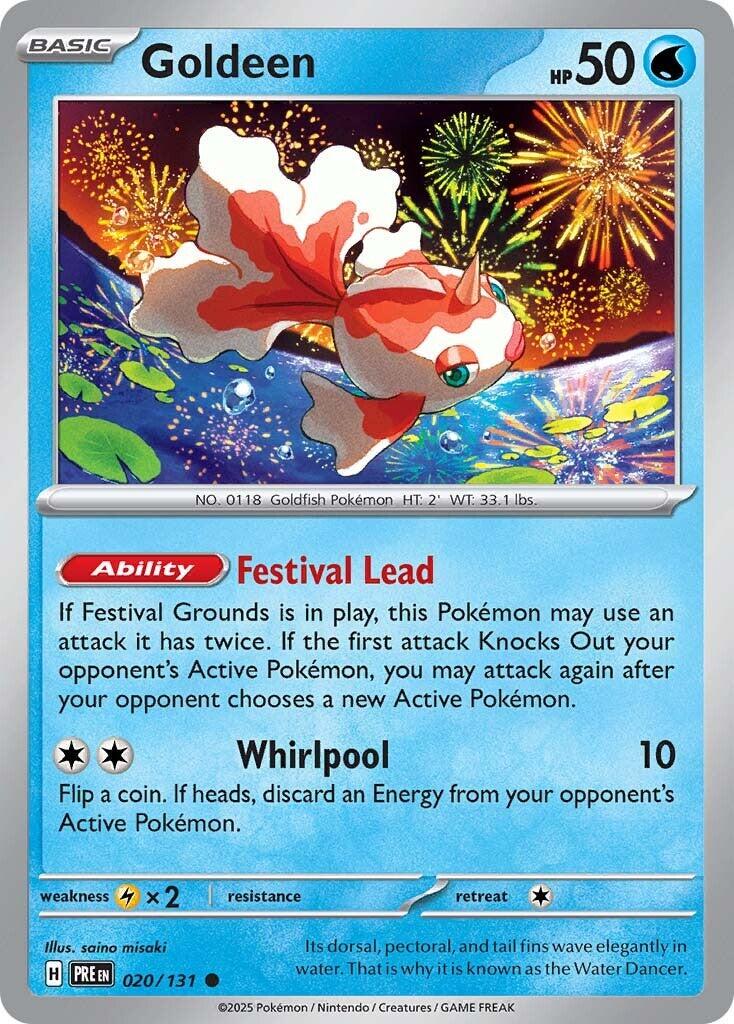 Prismatic Evolutions #20 - Goldeen (Reverse Holo)