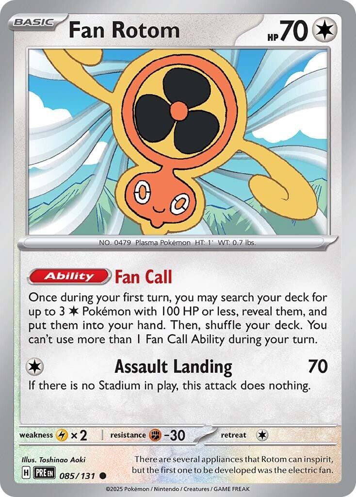 Prismatic Evolutions #85 - Fan Rotom