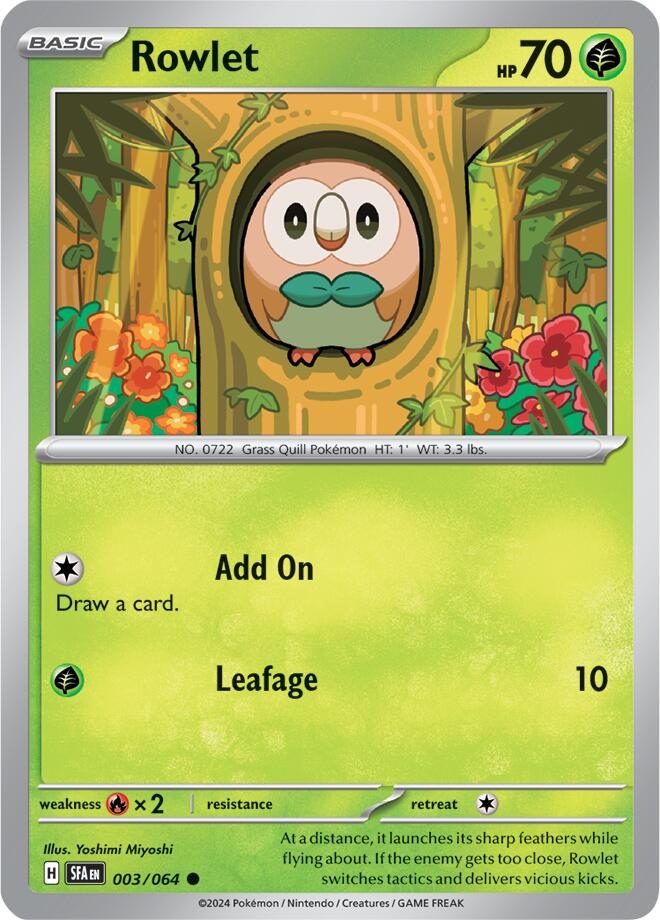 Shrouded Fable #3 - Rowlet