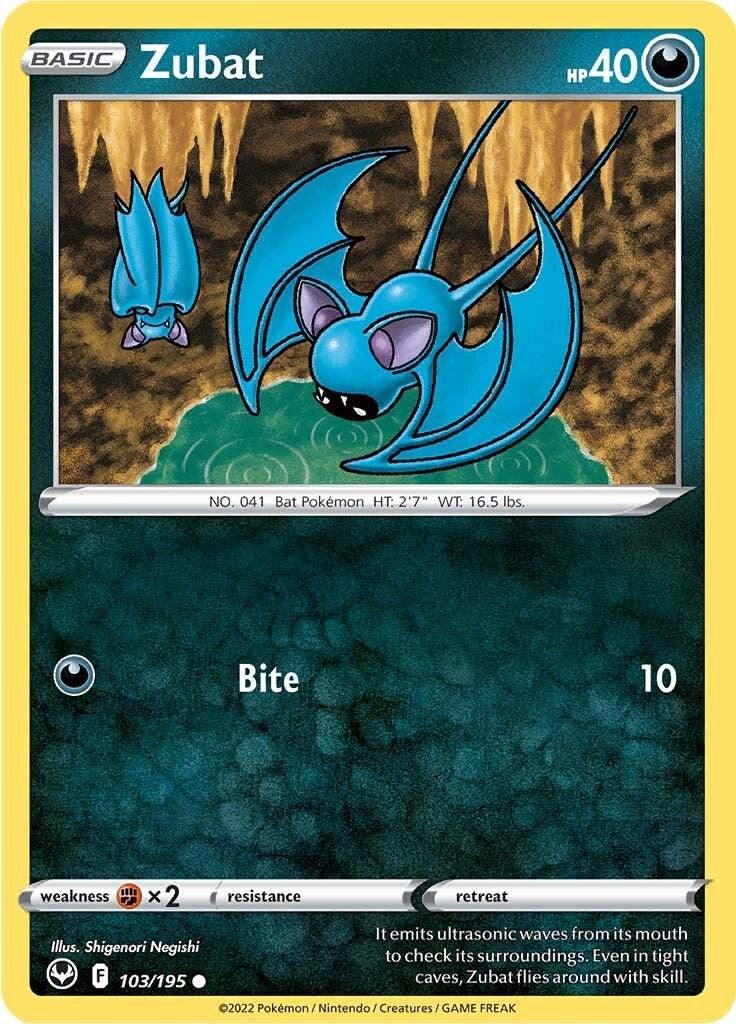 Silver Tempest #103 - Zubat