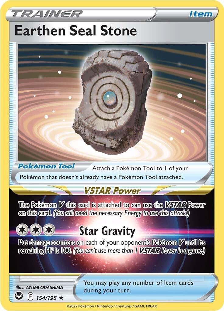Silver Tempest #154 - Earthen Seal Stone