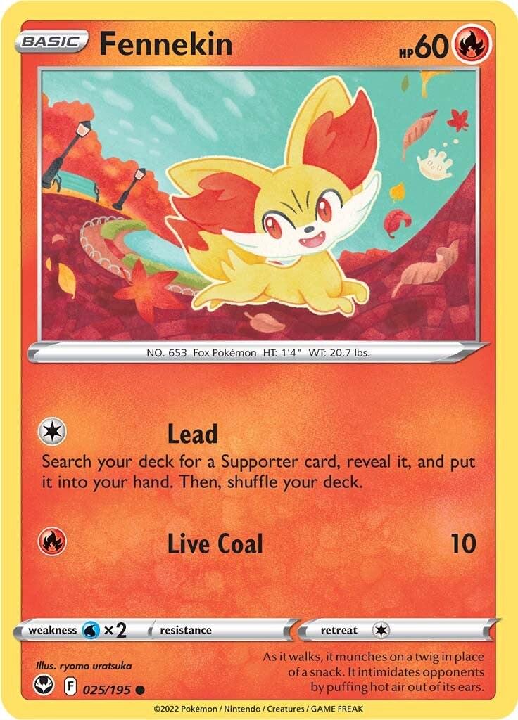 Silver Tempest #25 - Fennekin