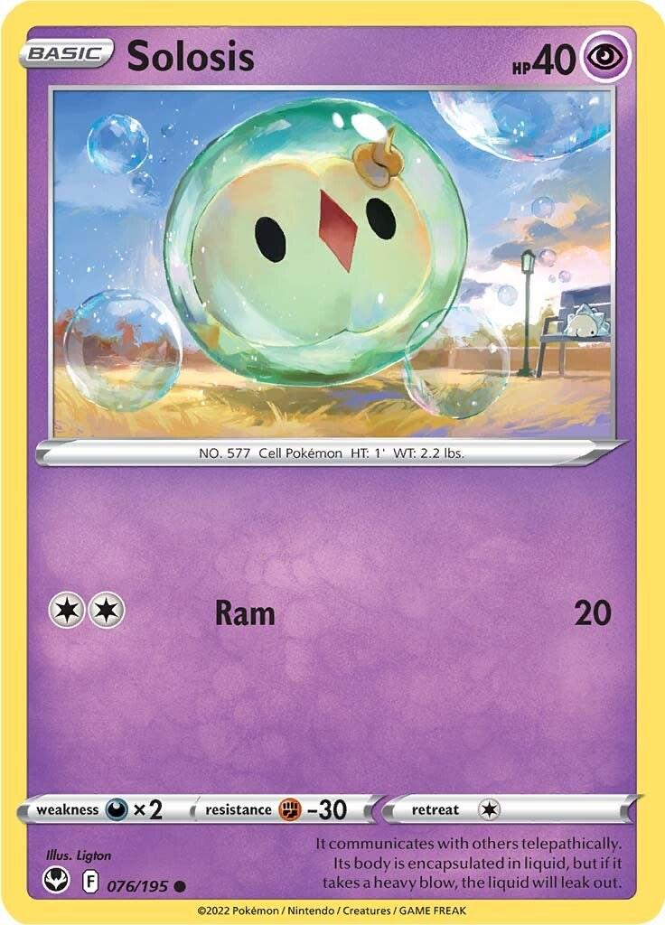 Silver Tempest #76 - Solosis (Reverse Holo)