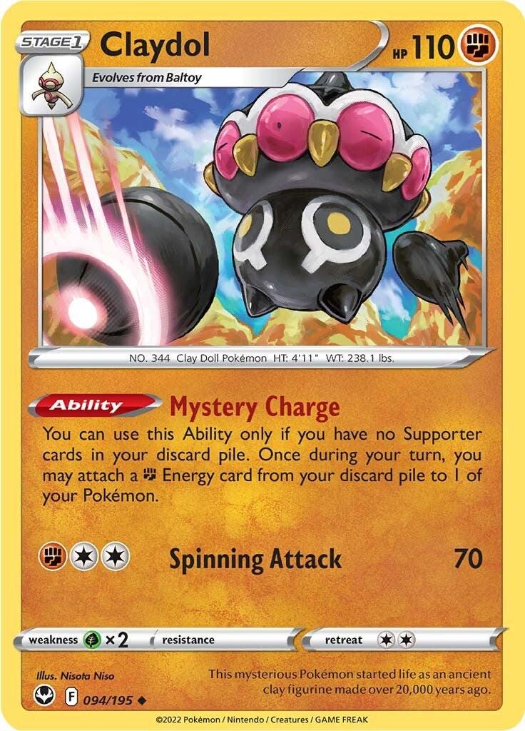 Silver Tempest #94 - Claydol