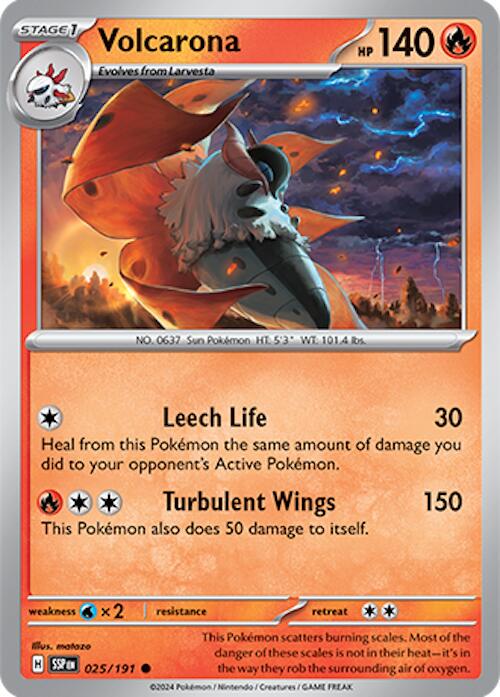 Surging Sparks #25 - Volcarona