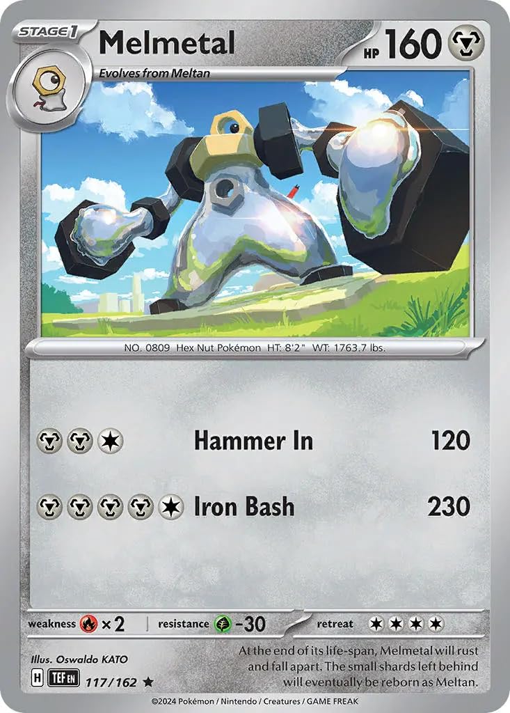 Temporal Forces #117 - Melmetal (Reverse Holo)