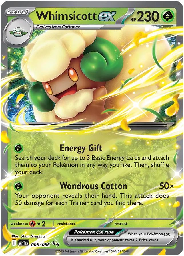White Flare #5 - Whimsicott EX