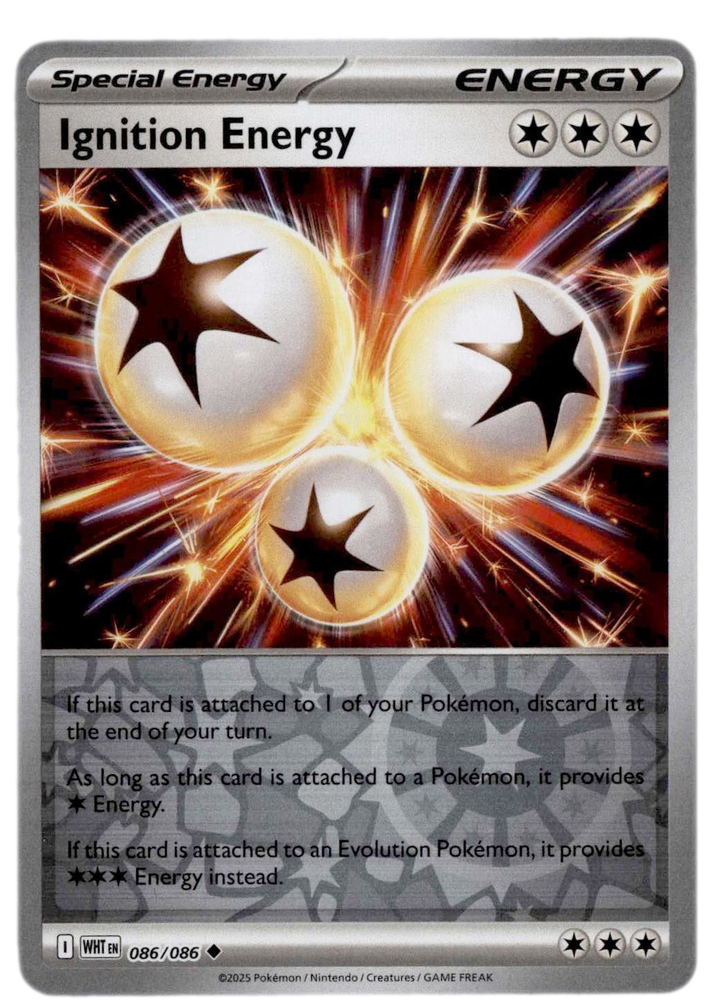 White Flare #86 - Ignition Energy (Reverse Holo)
