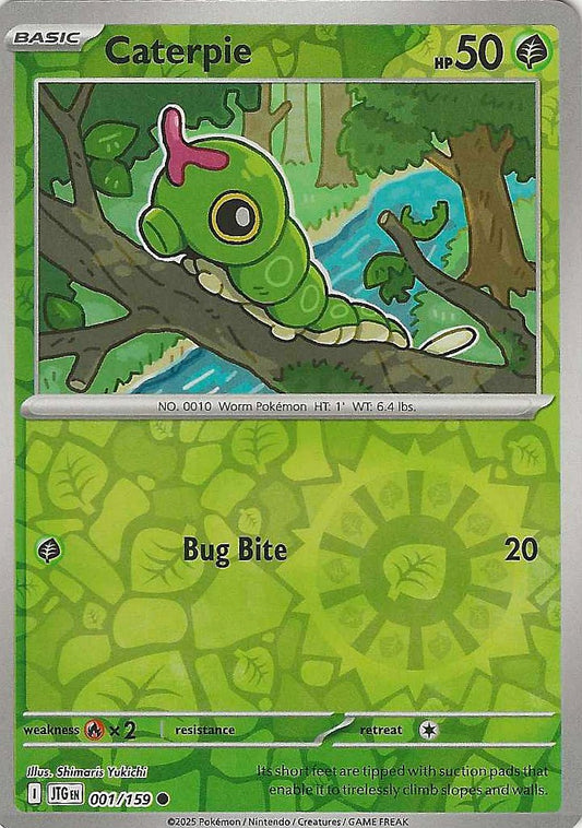 Journey Together #1 - Caterpie (Reverse Holo)