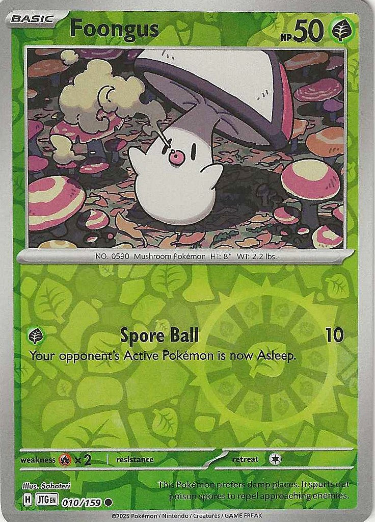 Journey Together #10 - Foongus (Reverse Holo)