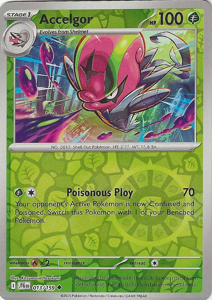 Journey Together #13 - Accelgor (Reverse Holo)